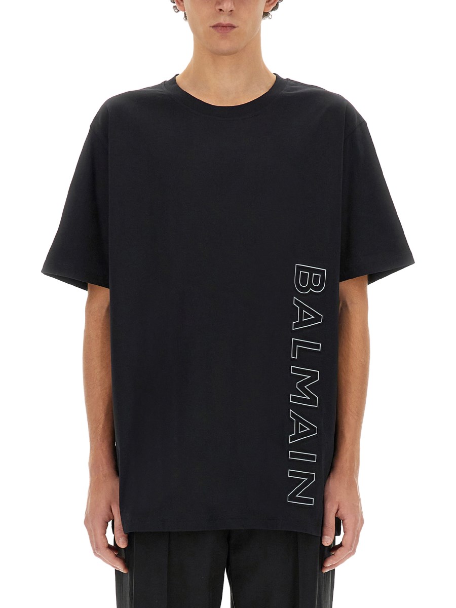 BALMAIN T-SHIRT CON LOGO