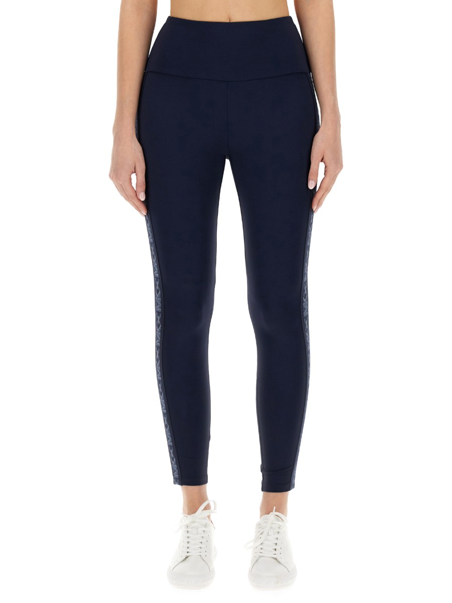 MICHAEL BY MICHAEL KORS - NYLON BLEND LEGGINGS WITH LOGO BAND - Eleonora  Bonucci