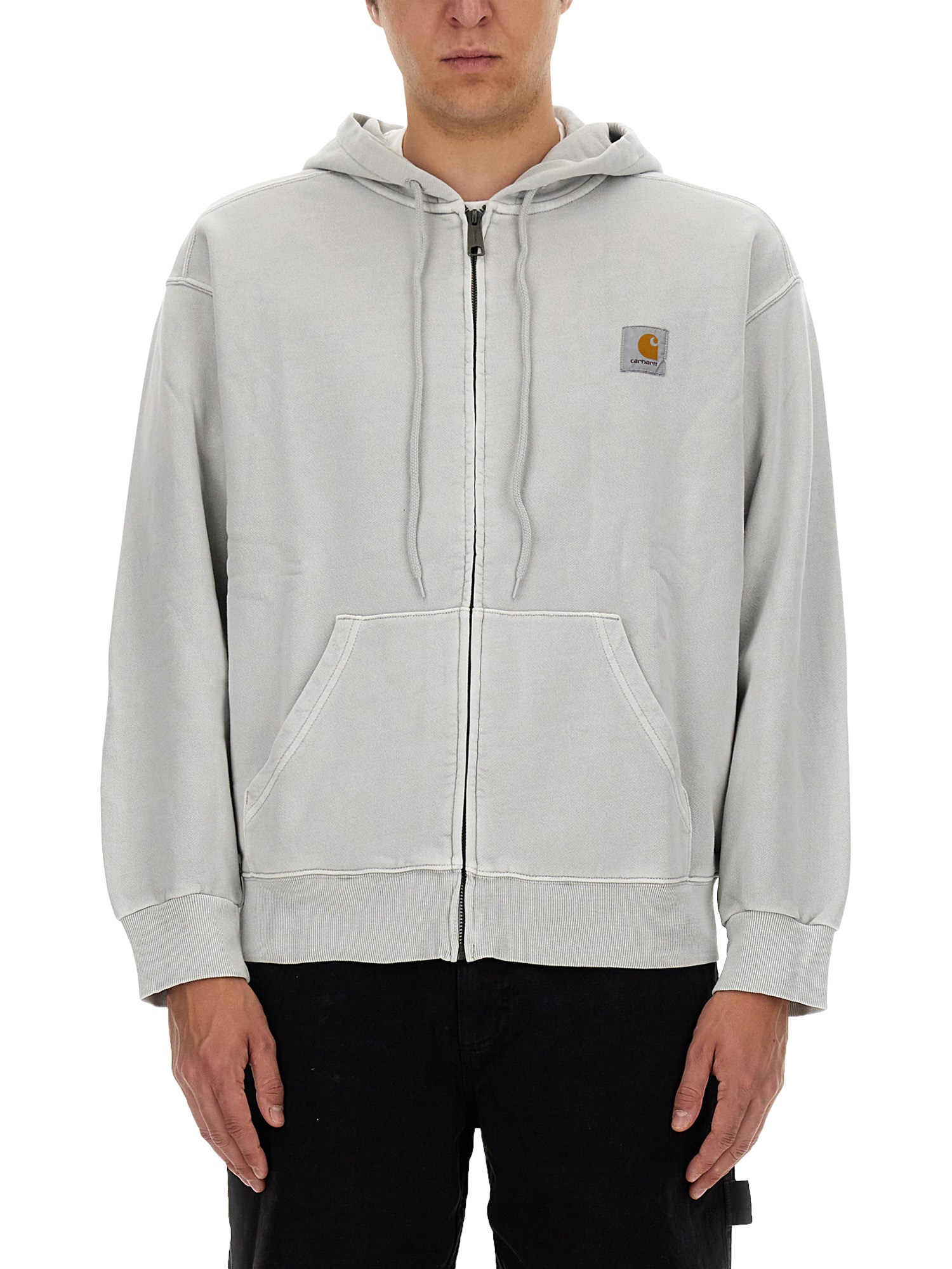 Shop Carhartt "nelson" Sweatshirt In Grey