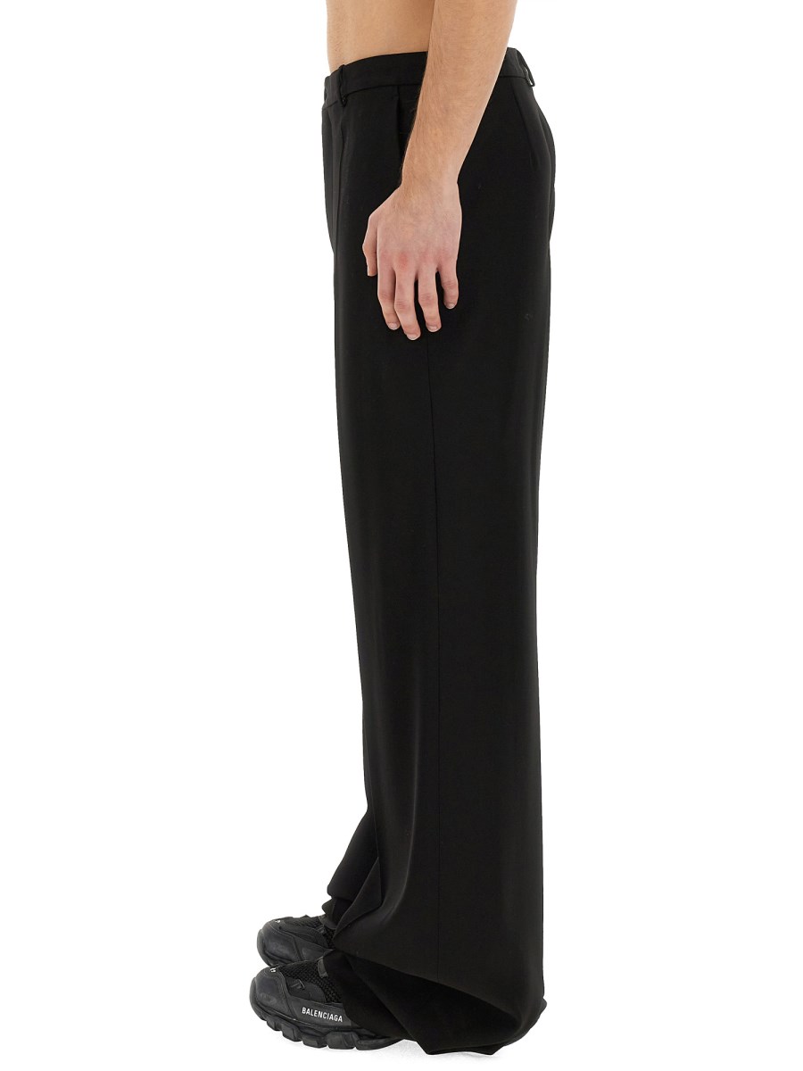 BALENCIAGA - WOOL REGULAR FIT TAILORED PANTS - Eleonora Bonucci BALENCIAGA - WOOL REGULAR FIT TAILORED PANTS - Eleonora Bonucci