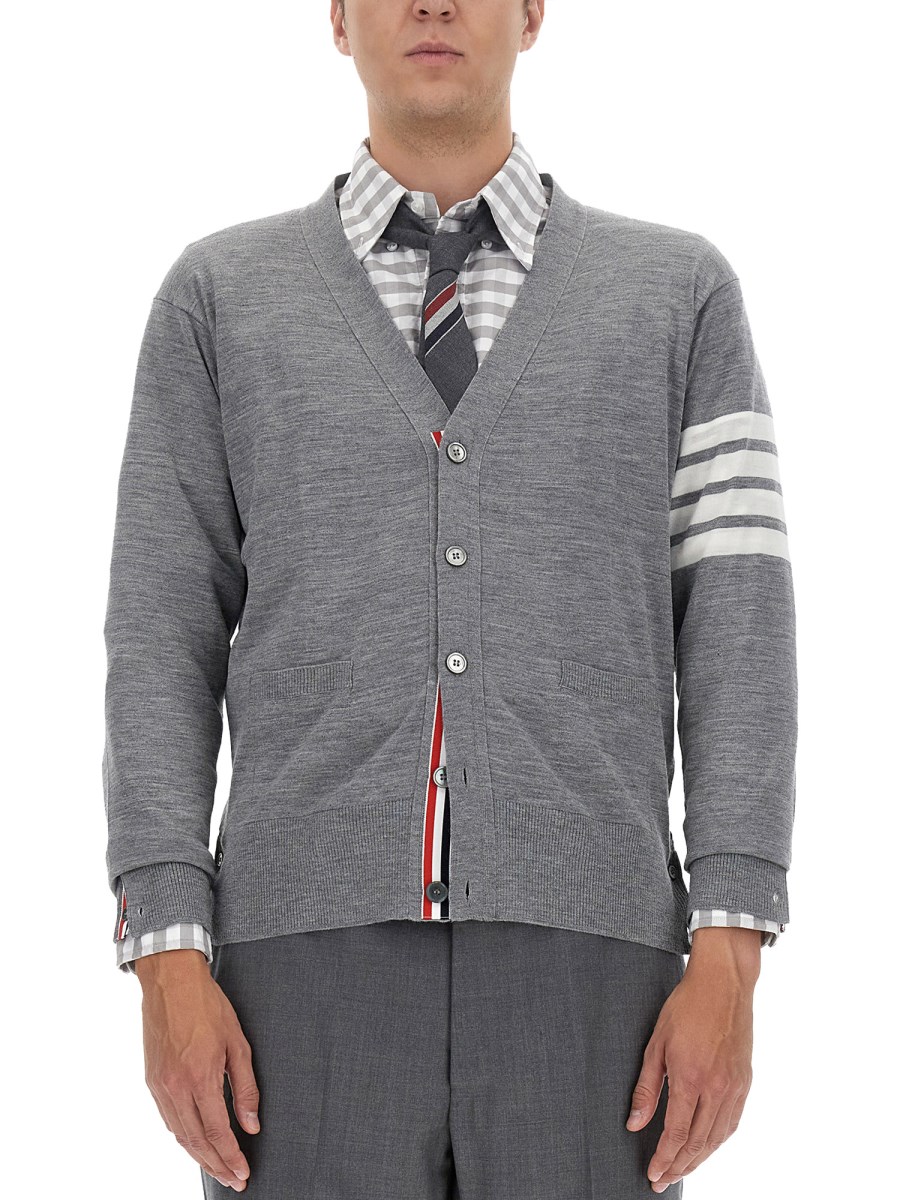 THOM BROWNE CARDIGAN 4BAR STRIPE