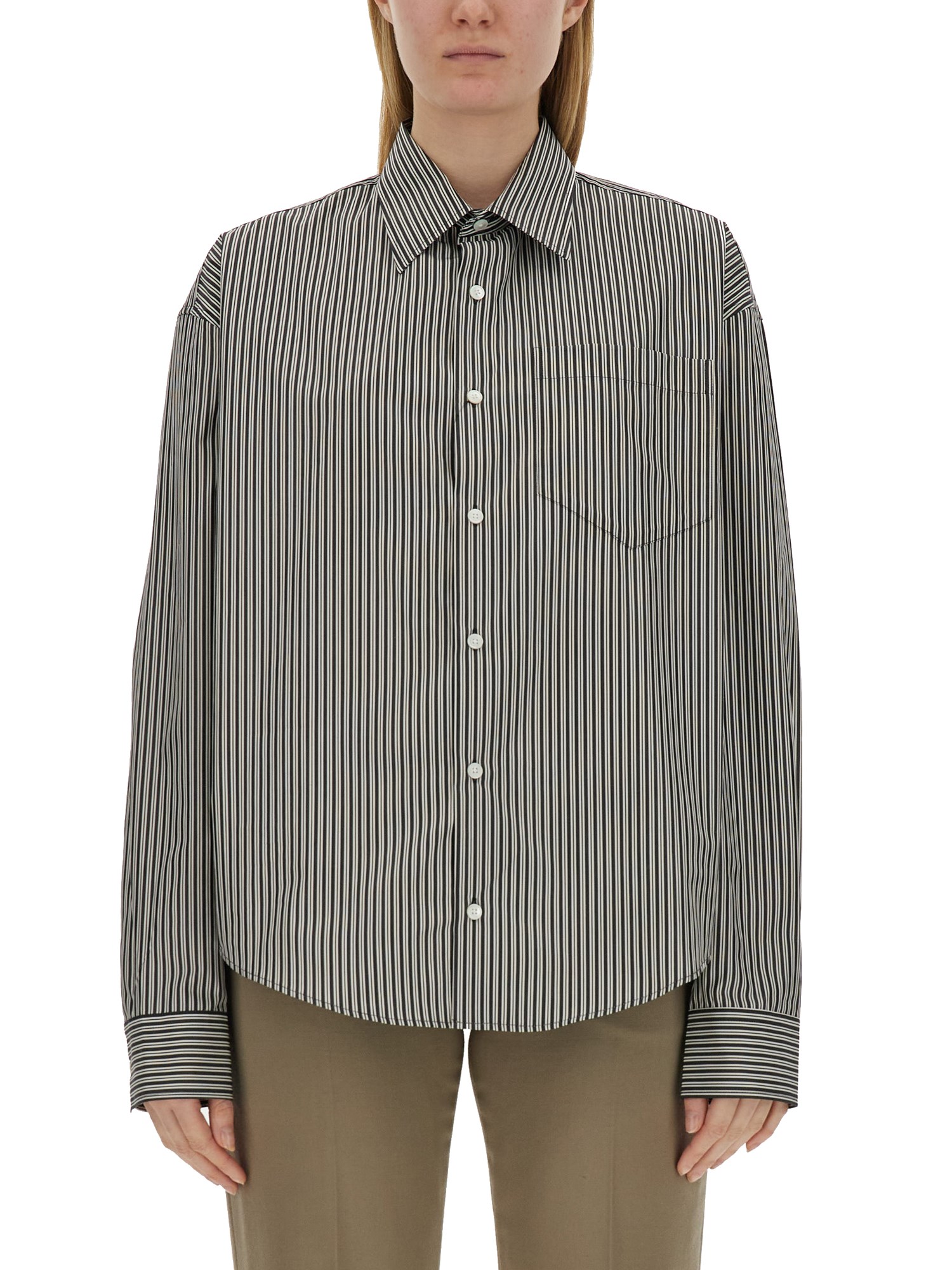 ami paris shirt with logo