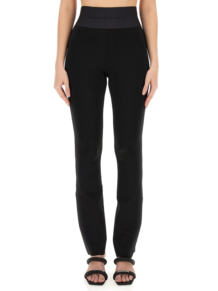 ALEXANDER WANG PANTALONE BOOTCUT IN VISCOSA