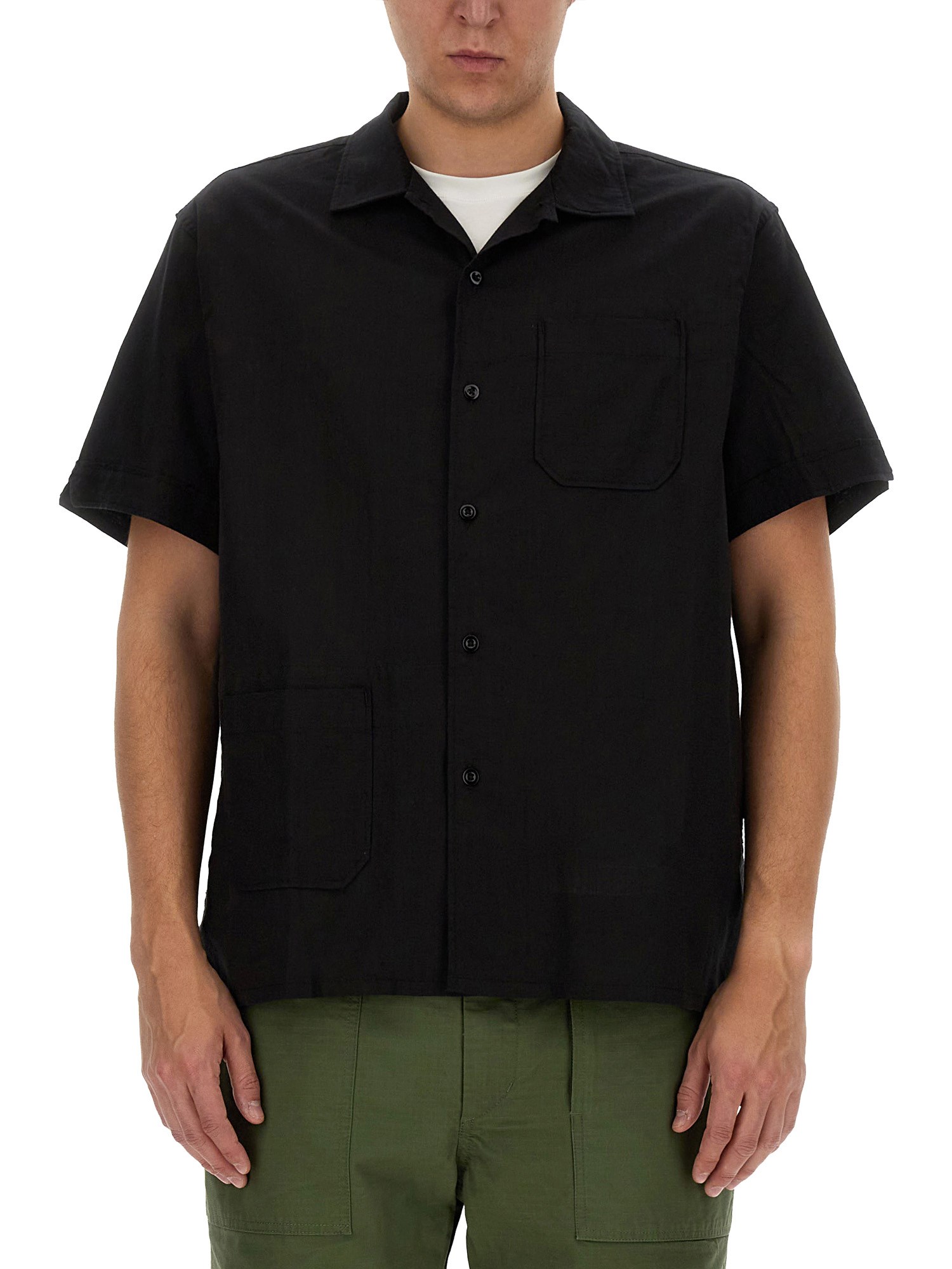 Shop Engineered Garments Cotton Shirt In Black