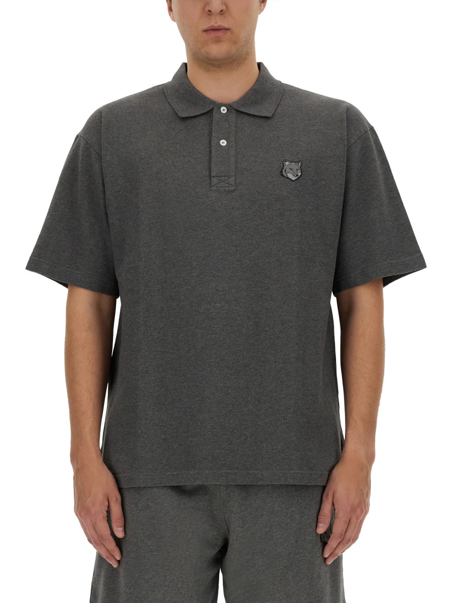 MAISON KITSUNÉ POLO CON LOGO