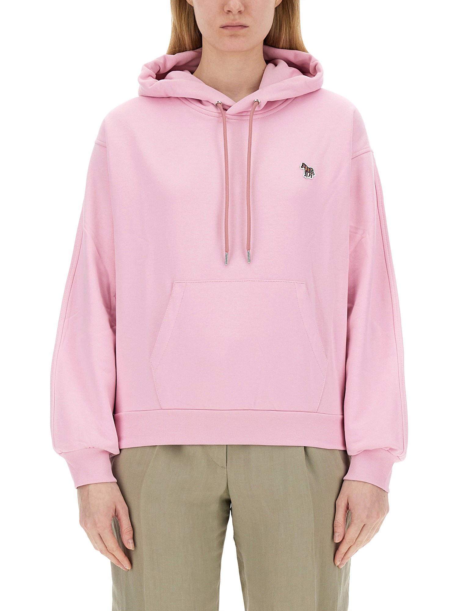 Shop Ps By Paul Smith Sweatshirt With Logo In Pink