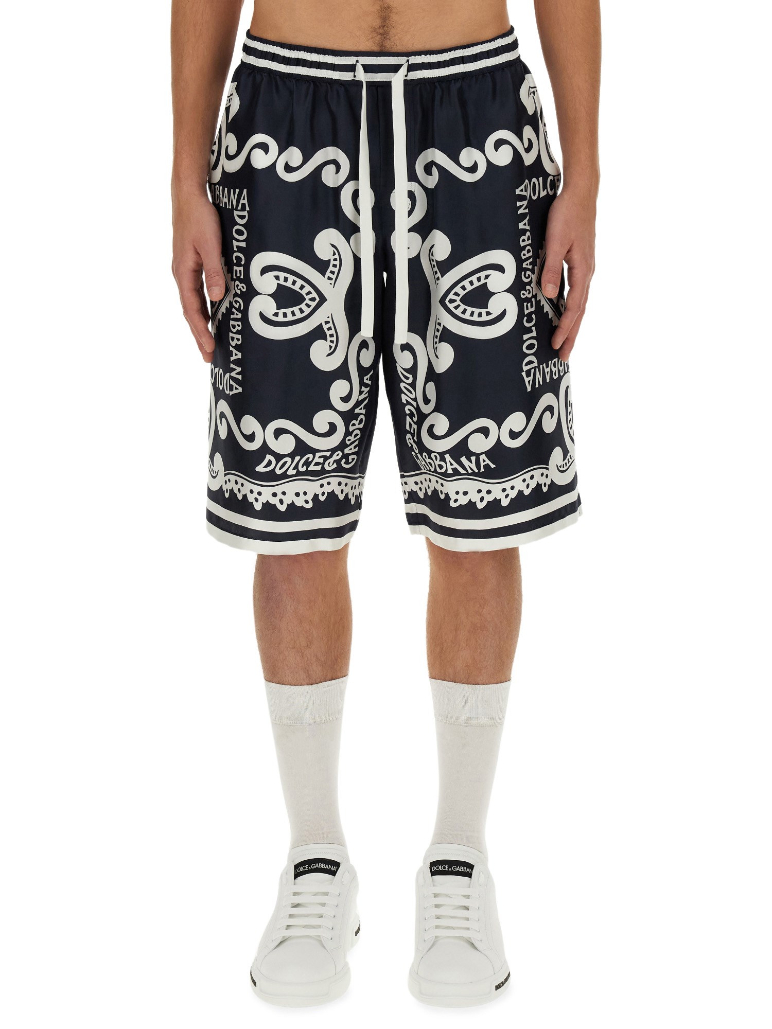 dolce & gabbana bermuda shorts “navy”