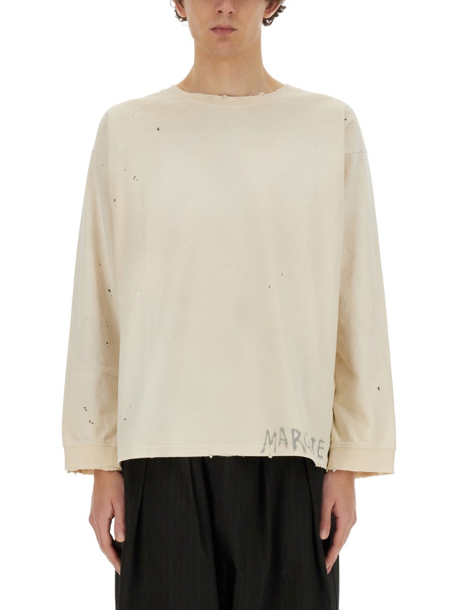 MAISON MARGIELA T-SHIRT CON LOGO