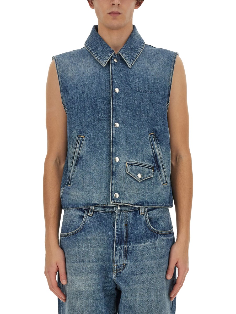 GILET IN DENIM 