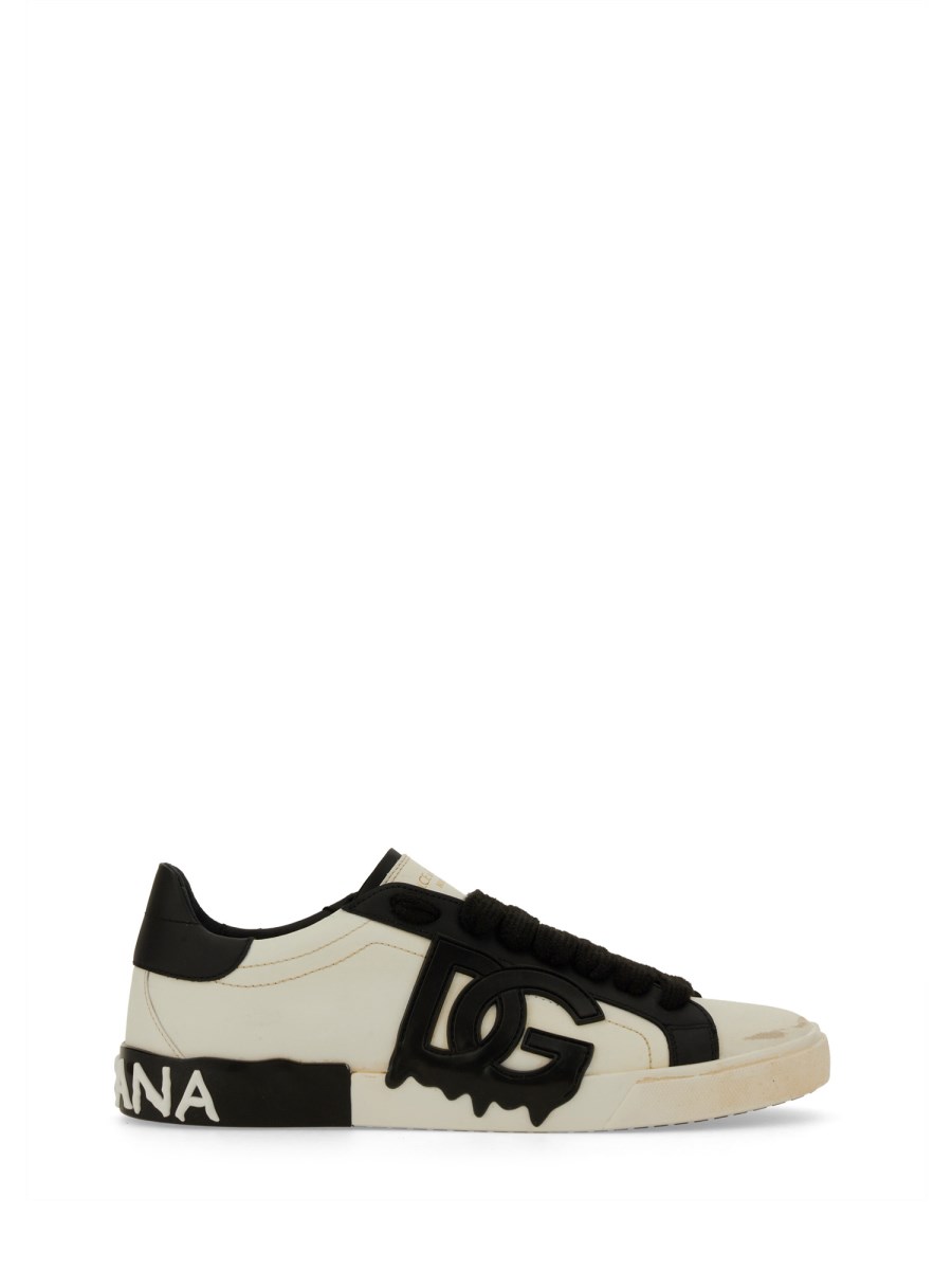 DOLCE & GABBANA SNEAKER IN PELLE