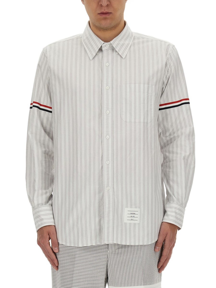 THOM BROWNE CAMICIA STRAIGHT FIT