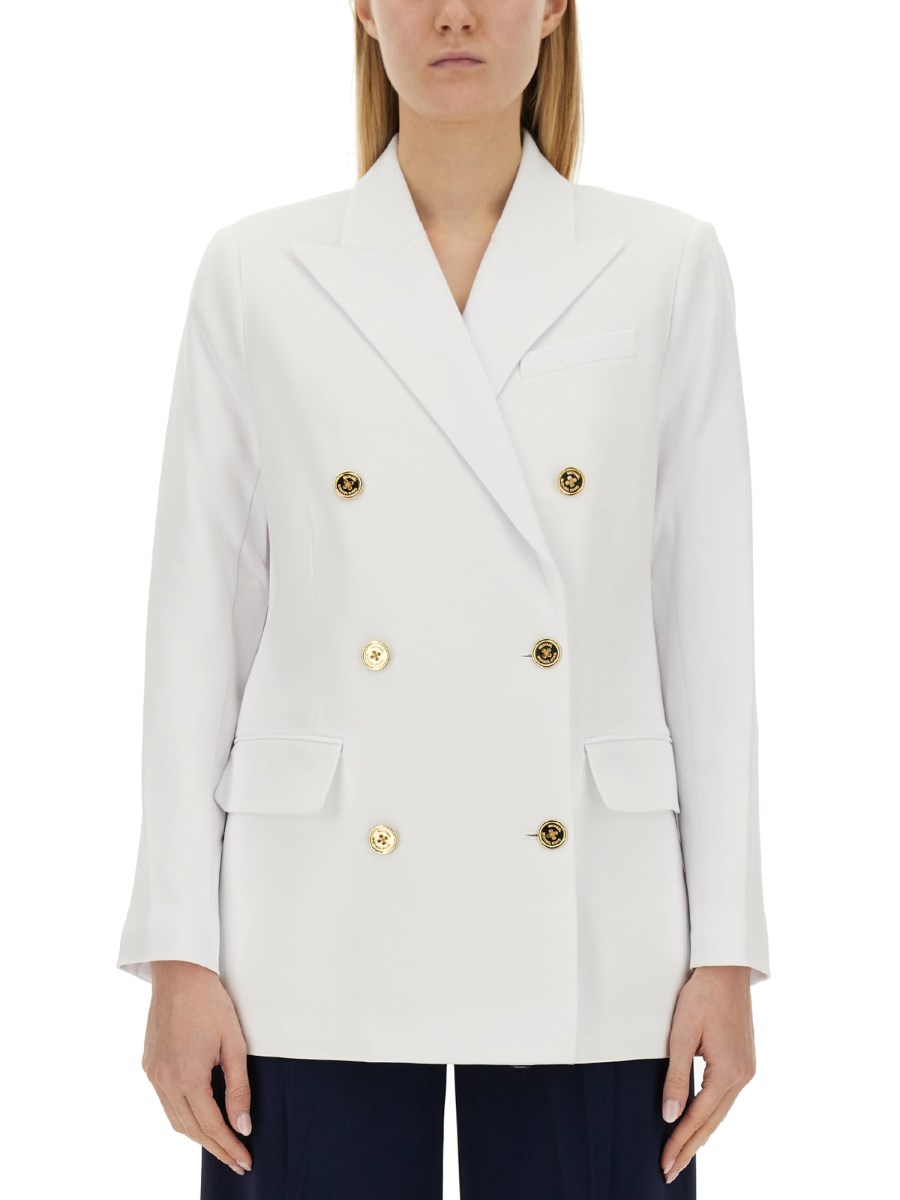 Michael kors double breasted on sale peacoat