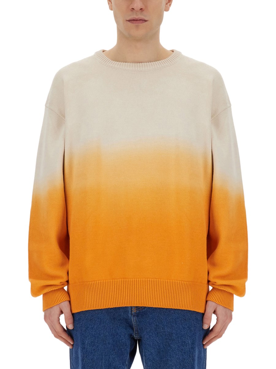 MSGM MAGLIA IN COTONE EFFETTO FADED