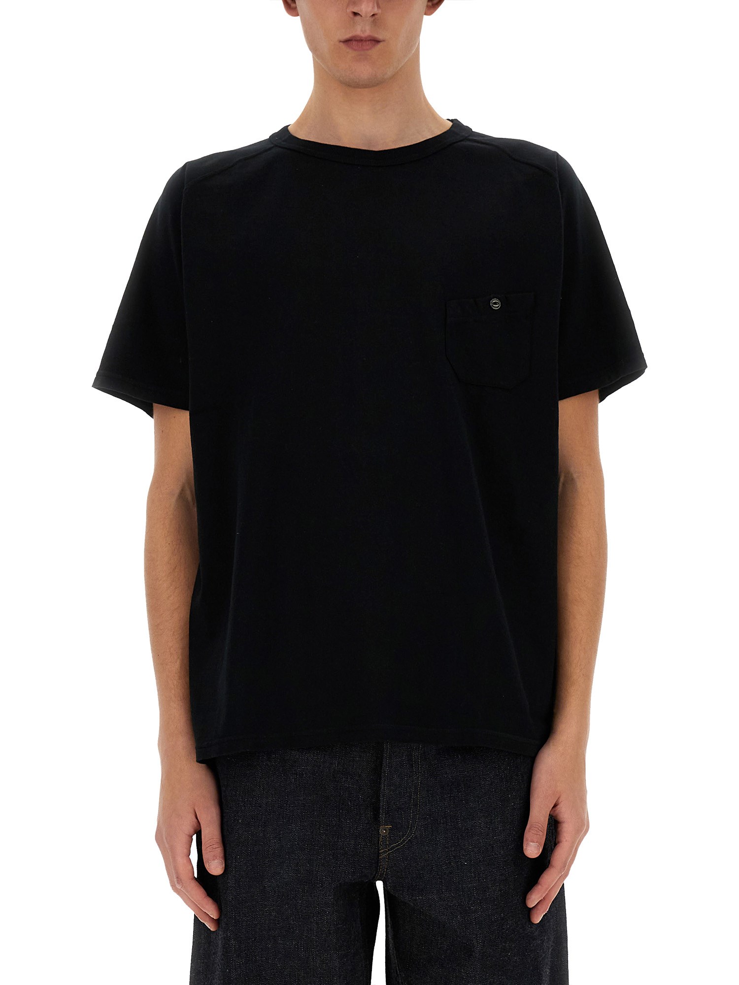Nigel Cabourn Basic T-shirt In Black