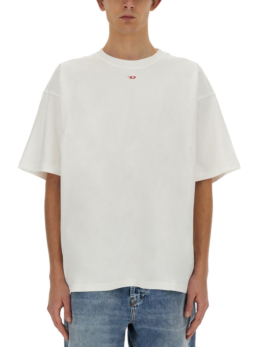 DIESEL T-SHIRT T-BOXT-D IN JERSEY DI COTONE