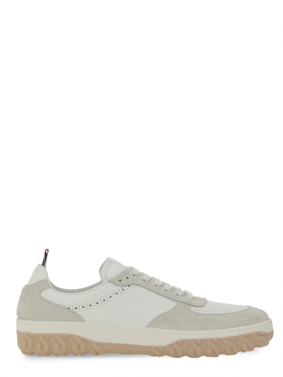 THOM BROWNE SNEAKER IN PELLE