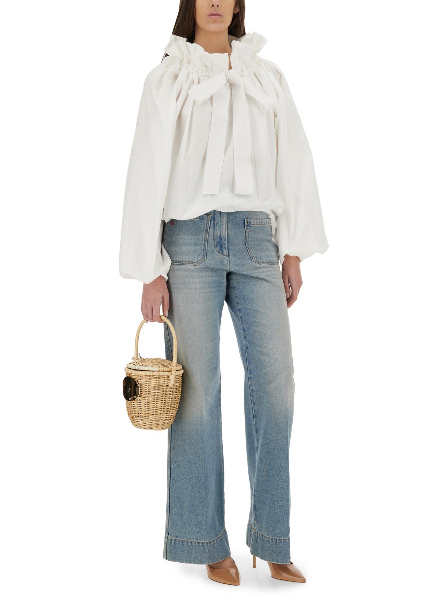 TOP CON MANICHE A PALLONCINO 