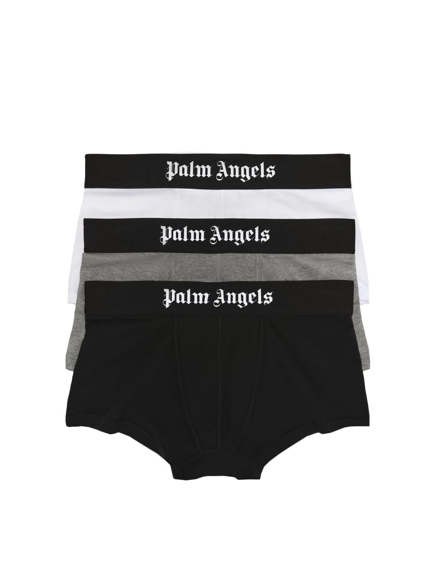 PALM ANGELS CONFEZIONE DA TRE BOXER CON LOGO