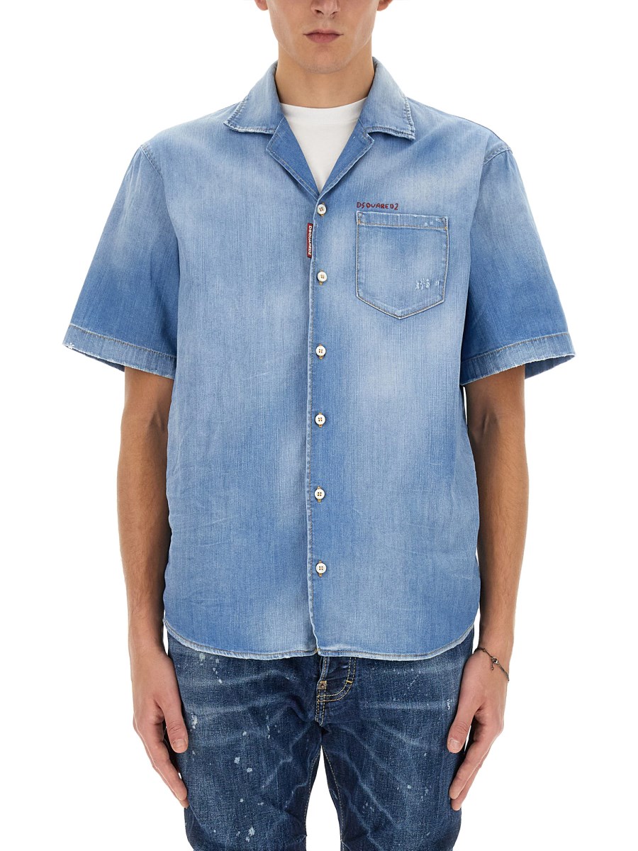 DSQUARED CAMICIA IN DENIM