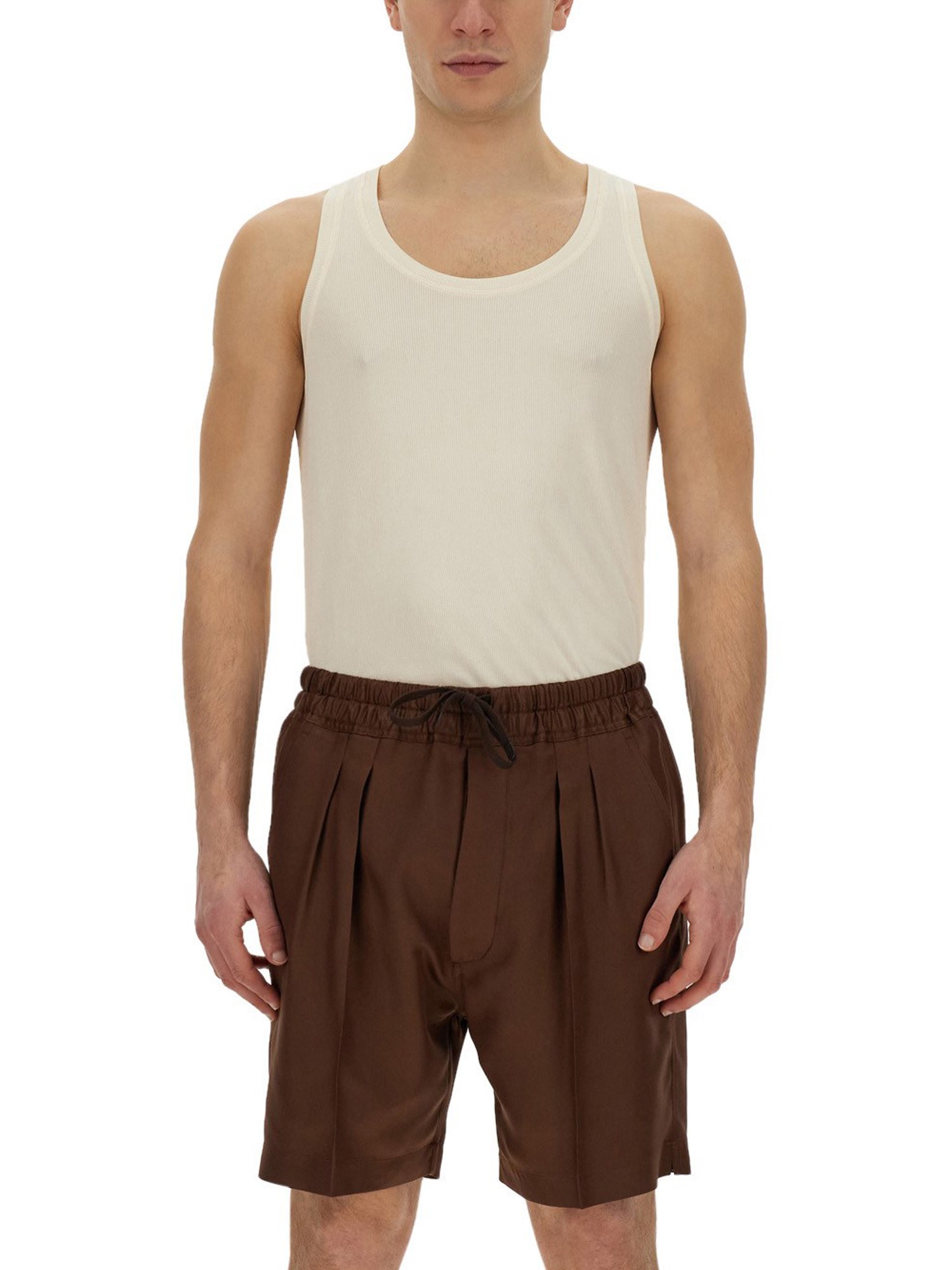 Tom Ford Off-white Scoop Neck Tank Top In Ivory