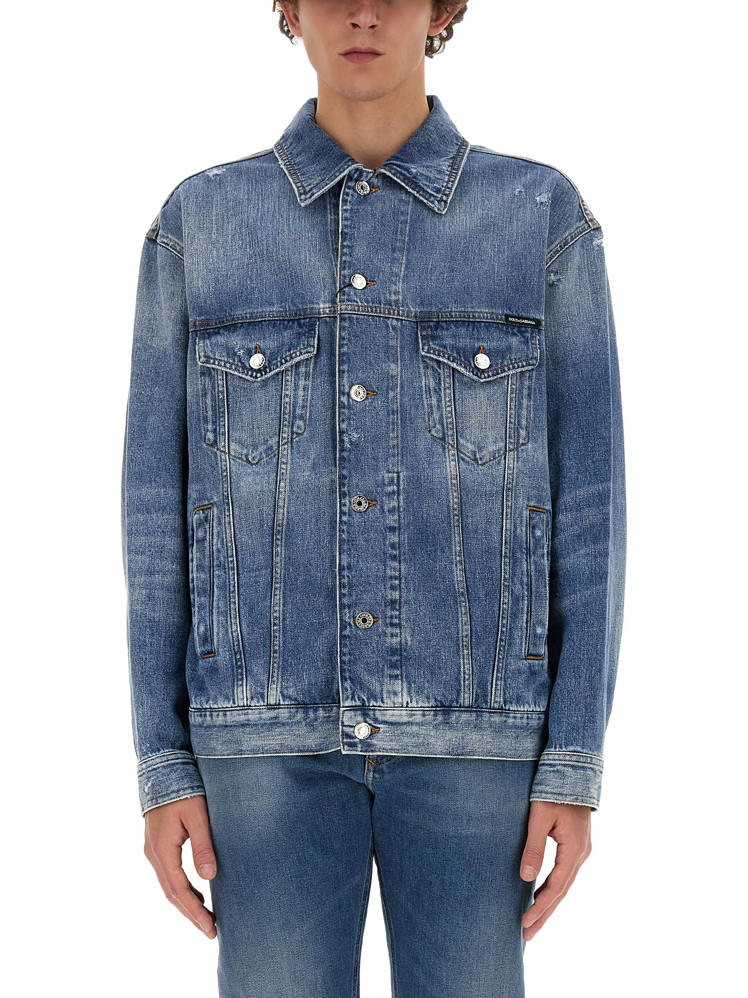 dolce & gabbana denim shirt