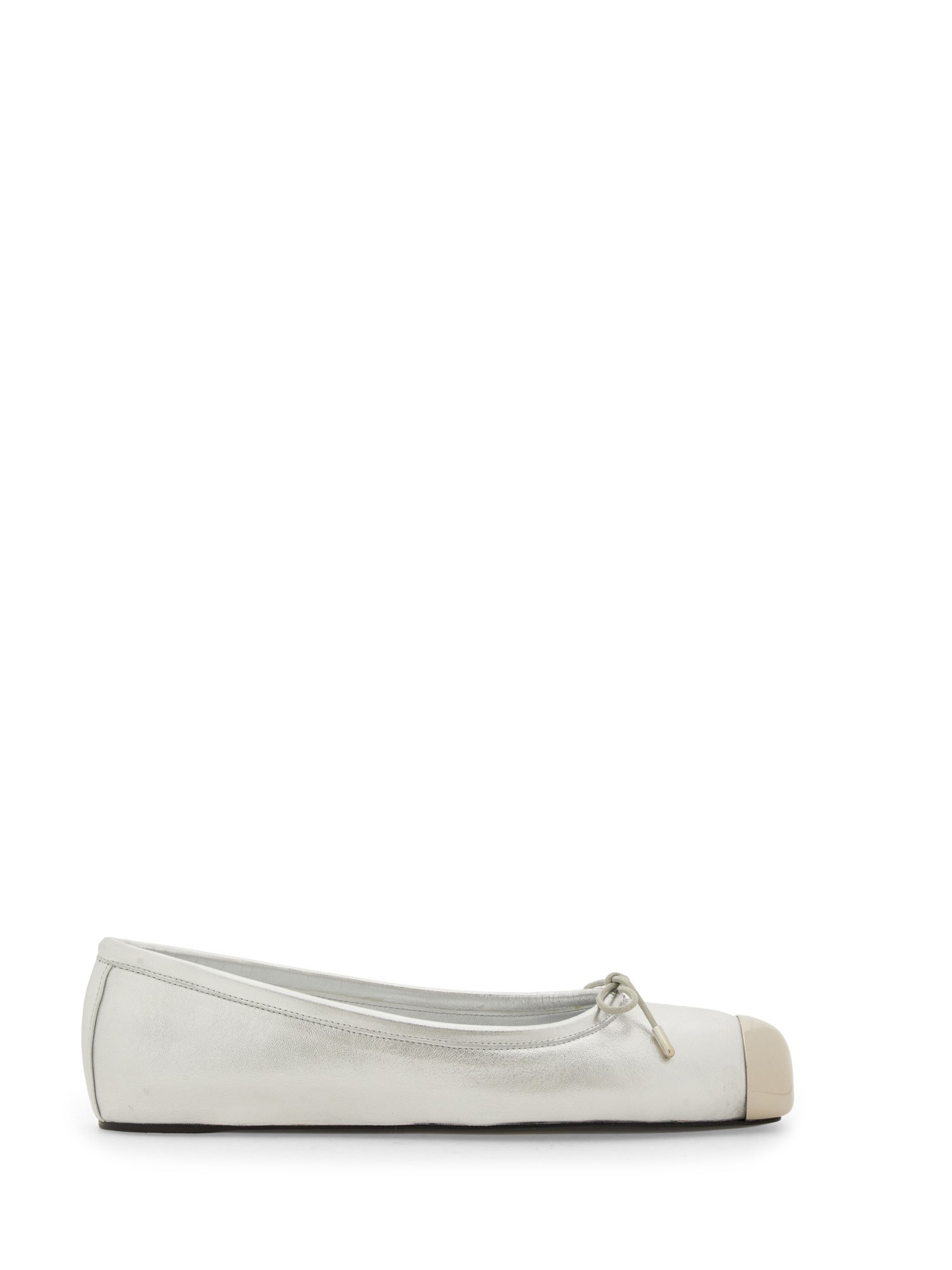 alexander mcqueen leather ballerina