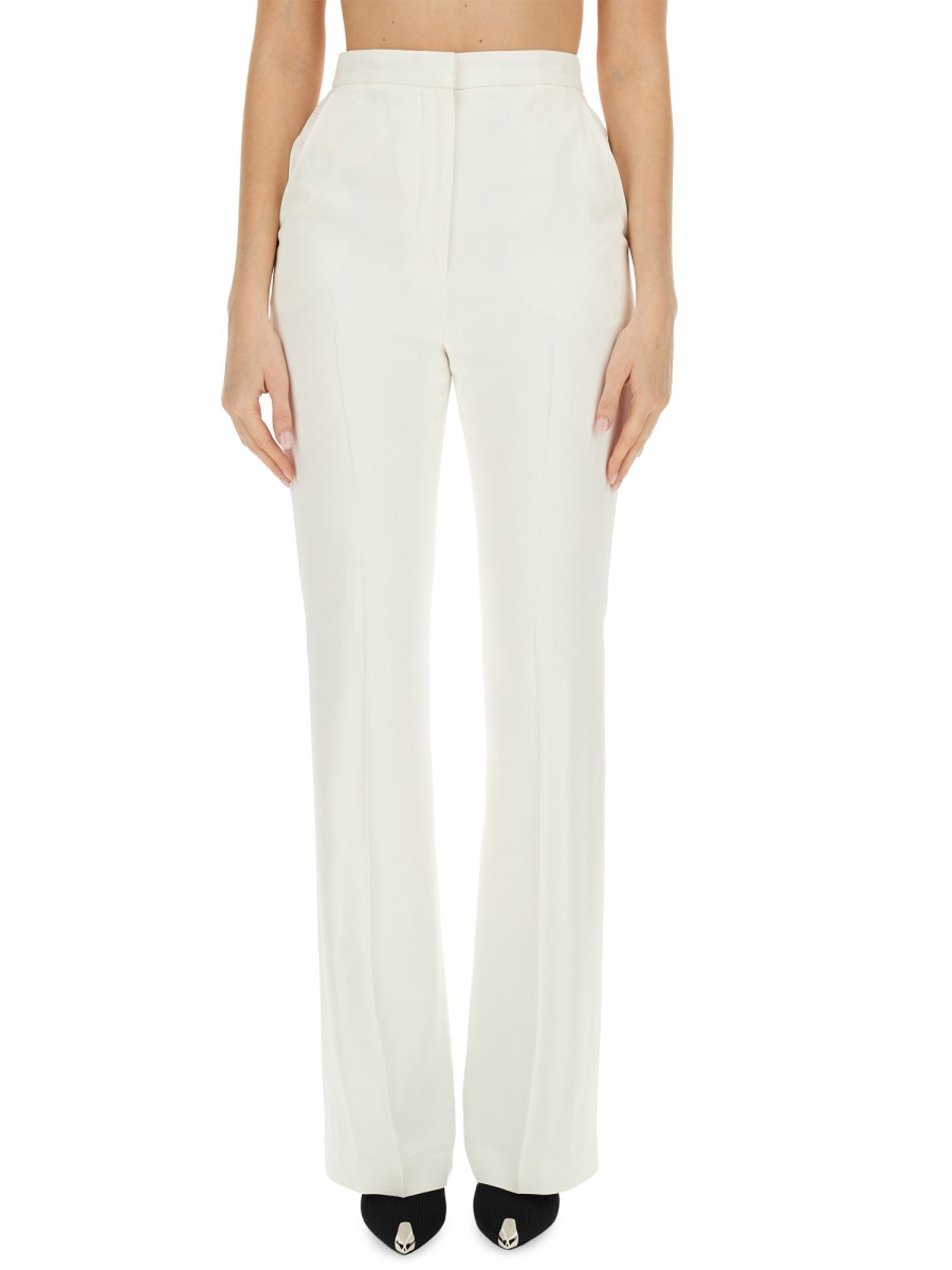 【関税&送料込】Alexander Mcqueen Tailored Pants With Waist ALEXANDER McQUEEN - VISCOSE TAILORED PANTS - Eleonora Bonucci