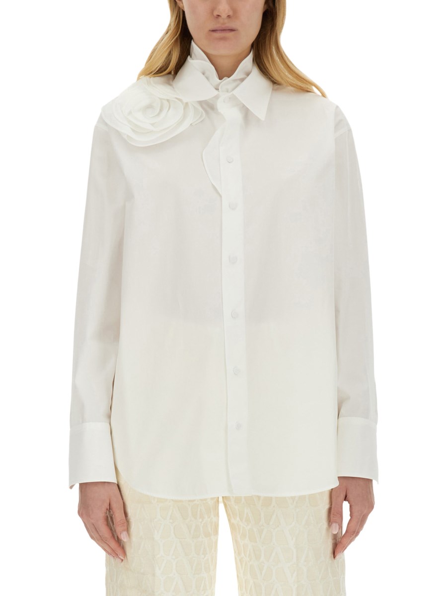 VALENTINO CAMICIA IN COTTON POPELINE