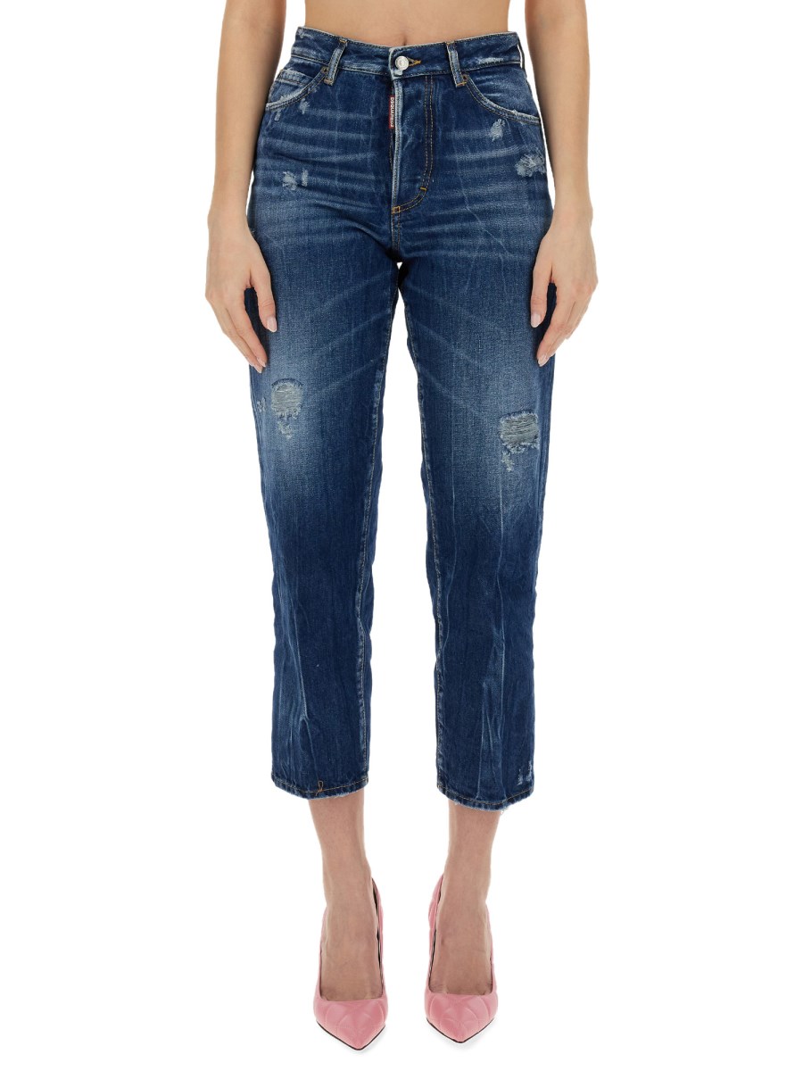 DSQUARED JEANS BOSTON IN DENIM DI COTONE