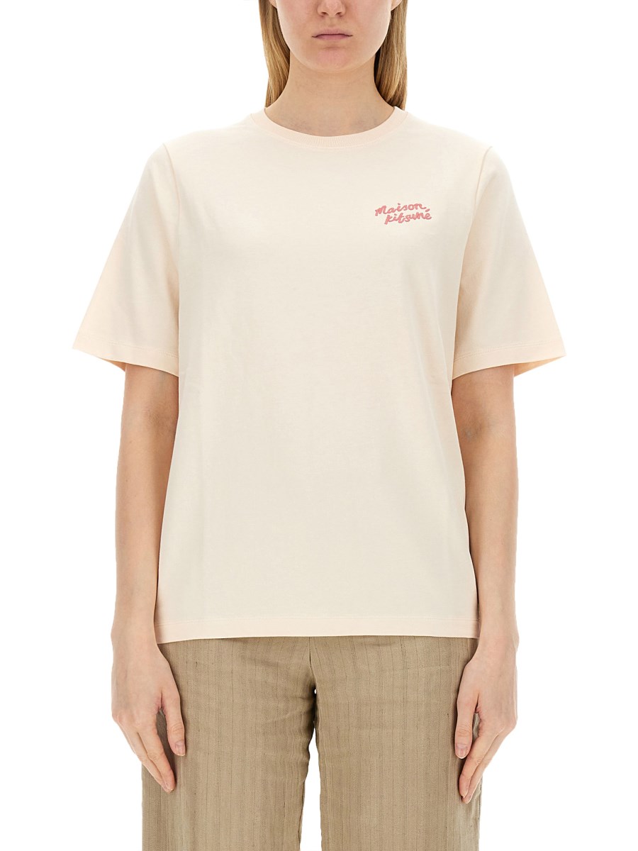 MAISON KITSUNÉ T-SHIRT CON LOGO