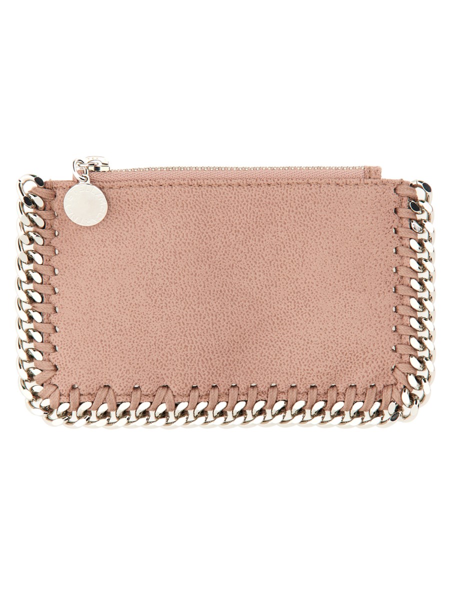 STELLA McCARTNEY PORTACARTE "FALABELLA" IN SHAGGY DEER