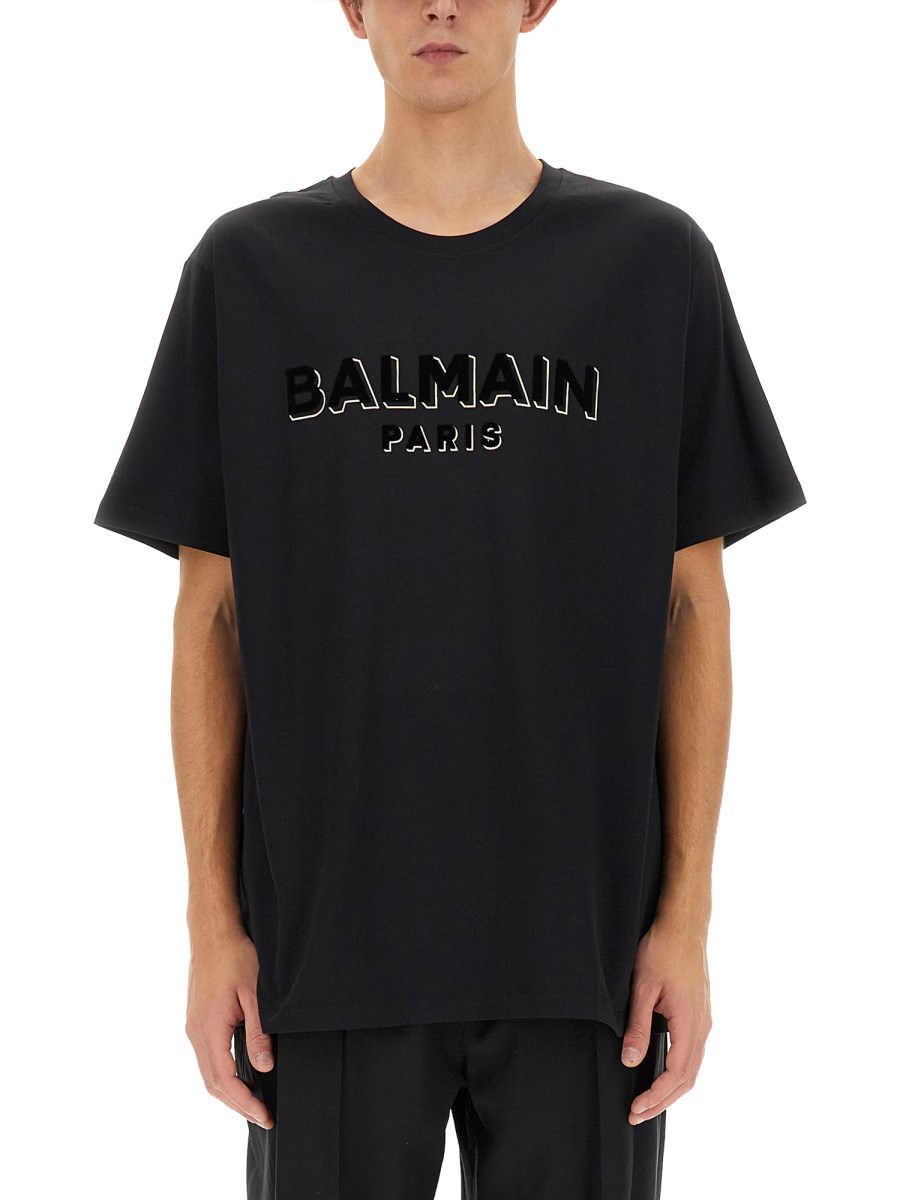 BALMAIN T-SHIRT CON LOGO