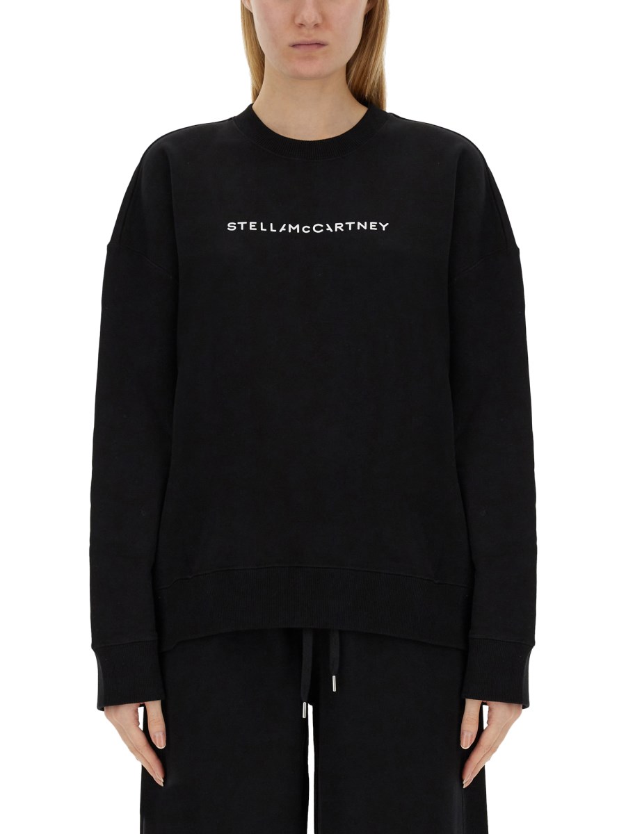 STELLA McCARTNEY FELPA IN COTONE CON LOGO