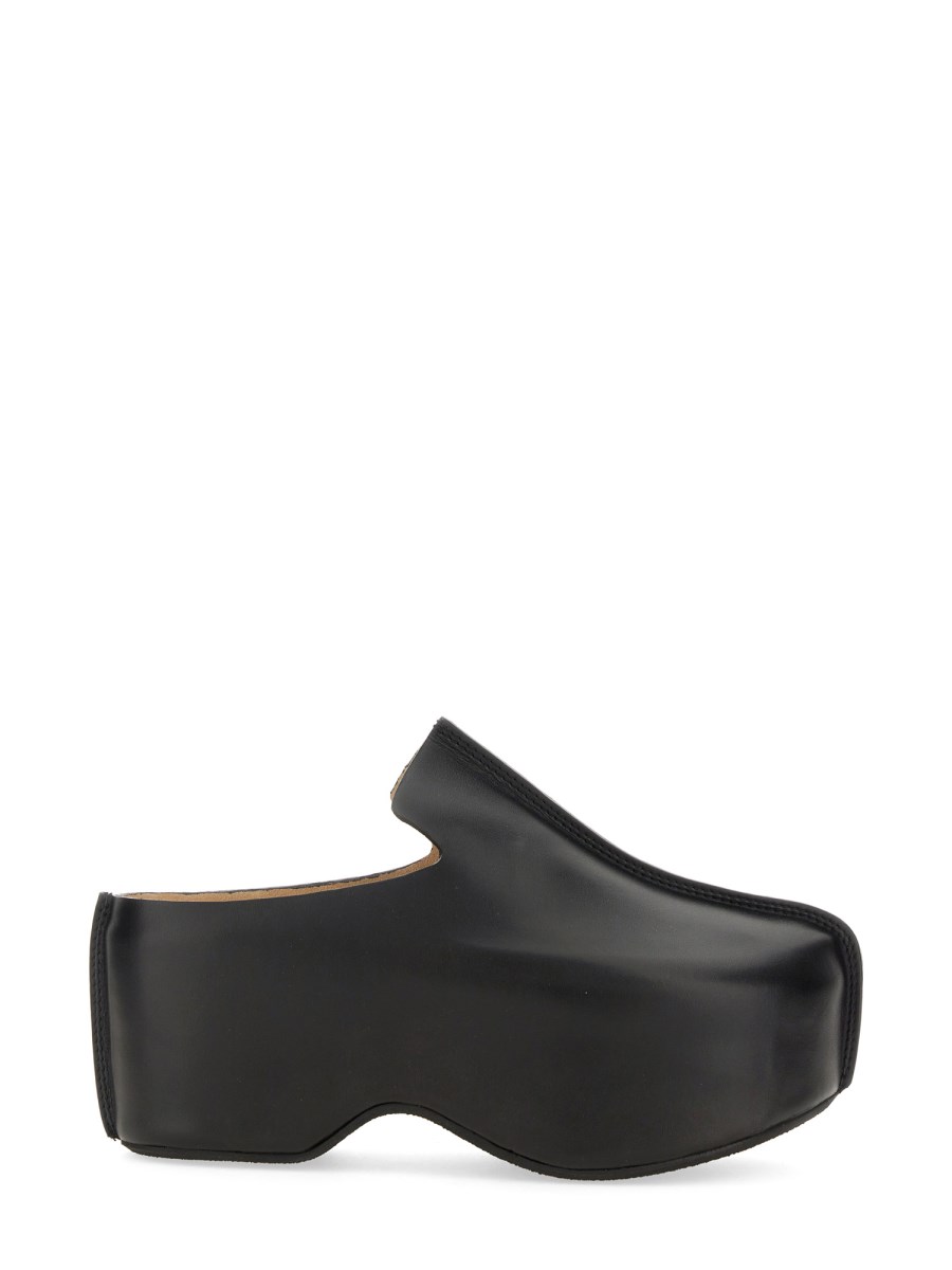 JW ANDERSON SABOT PLATFORM IN PELLE