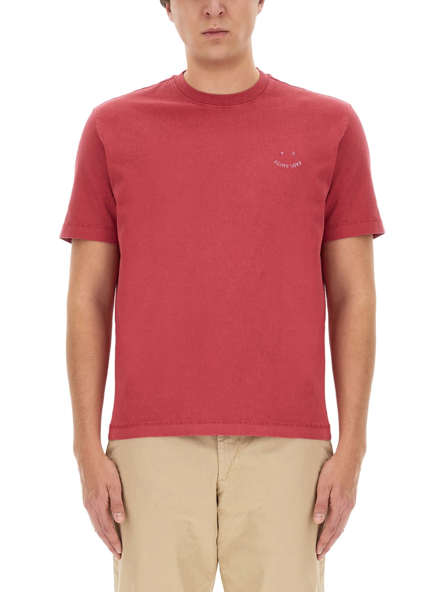 PS BY PAUL SMITH T-SHIRT IN JERSEY DI COTONE CON LOGO