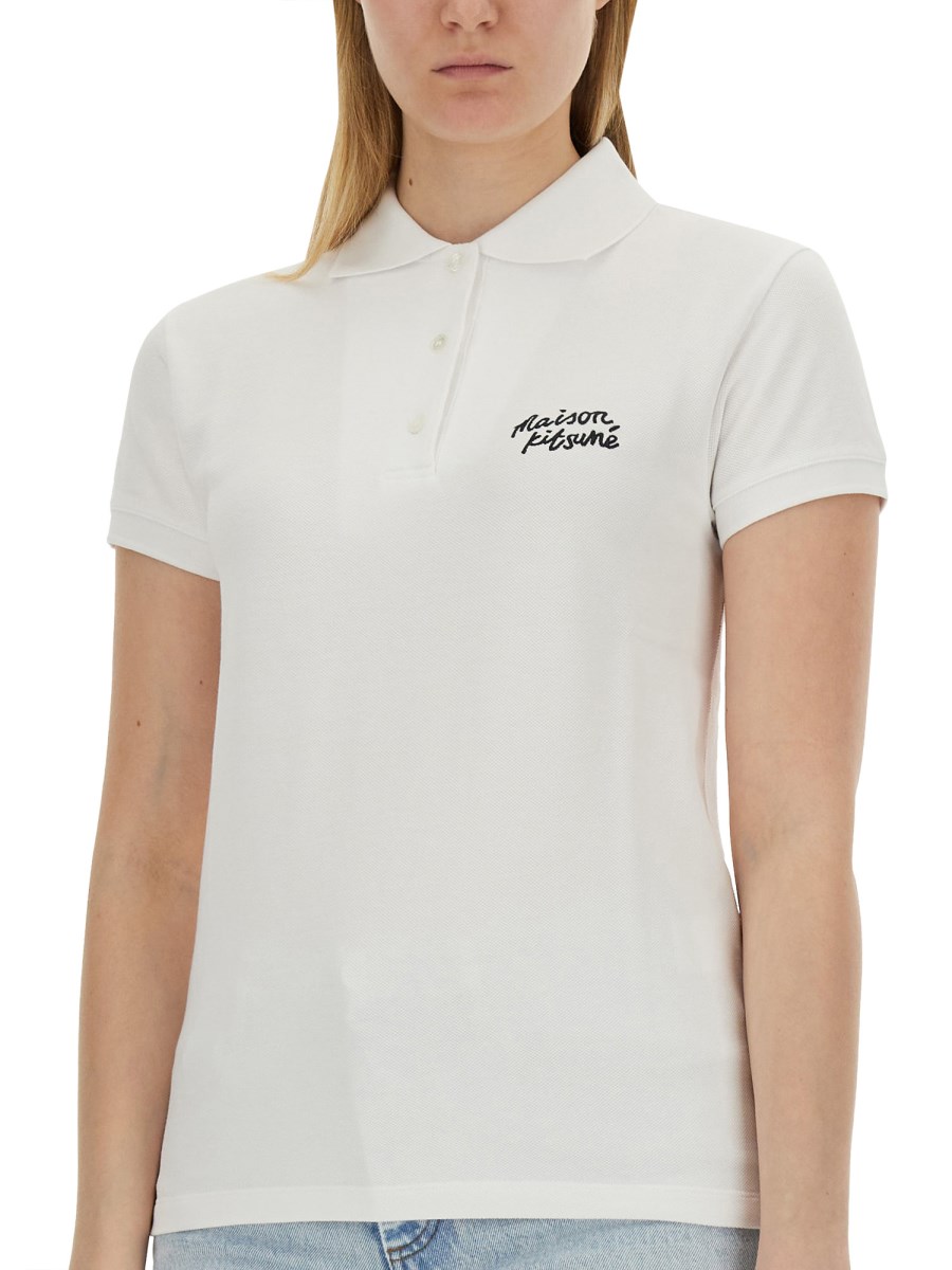 MAISON KITSUNE HANDWRITING COMFORT POLO | Maison Kitsuné