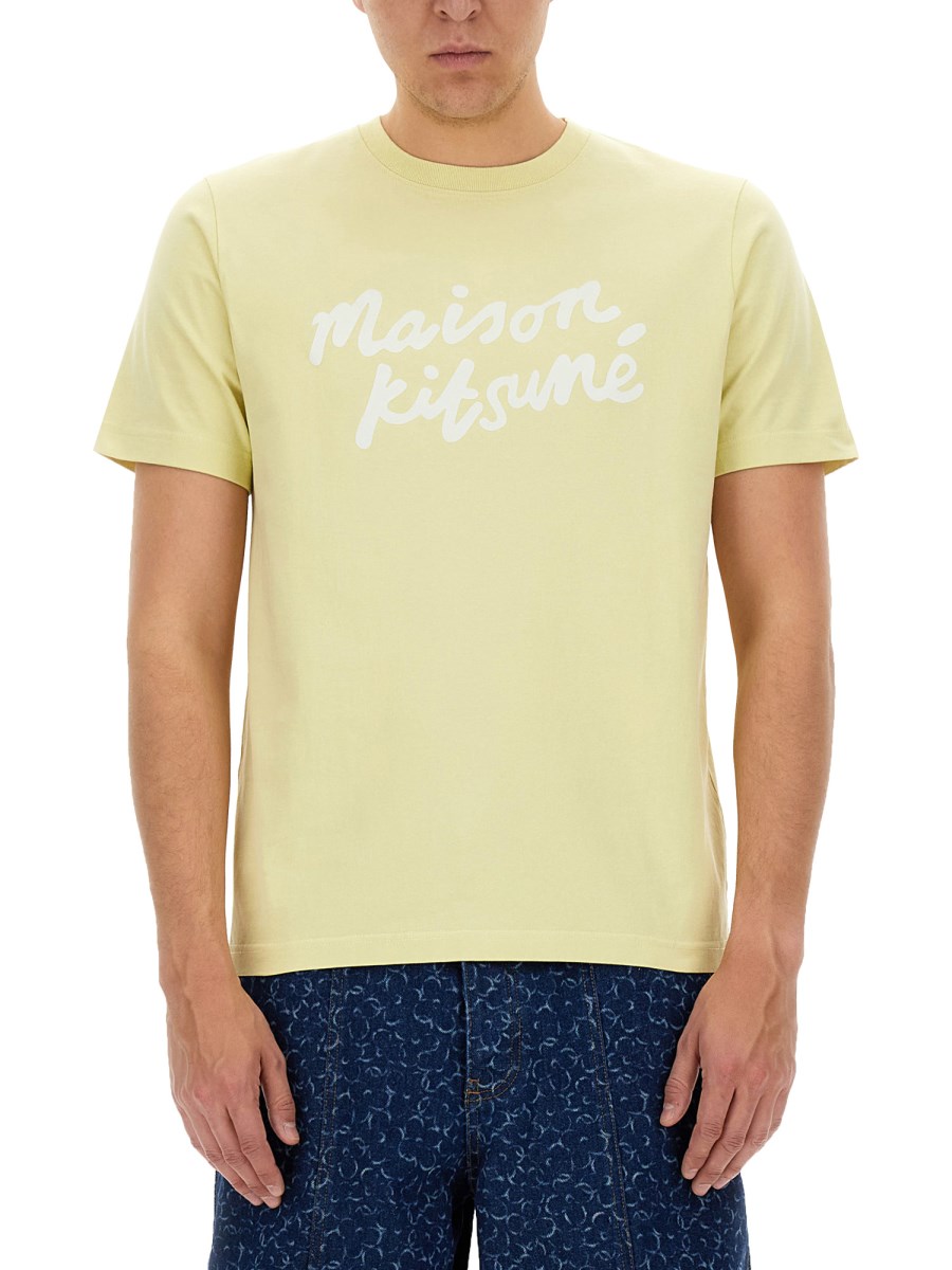 MAISON KITSUNÉ T-SHIRT CON LOGO