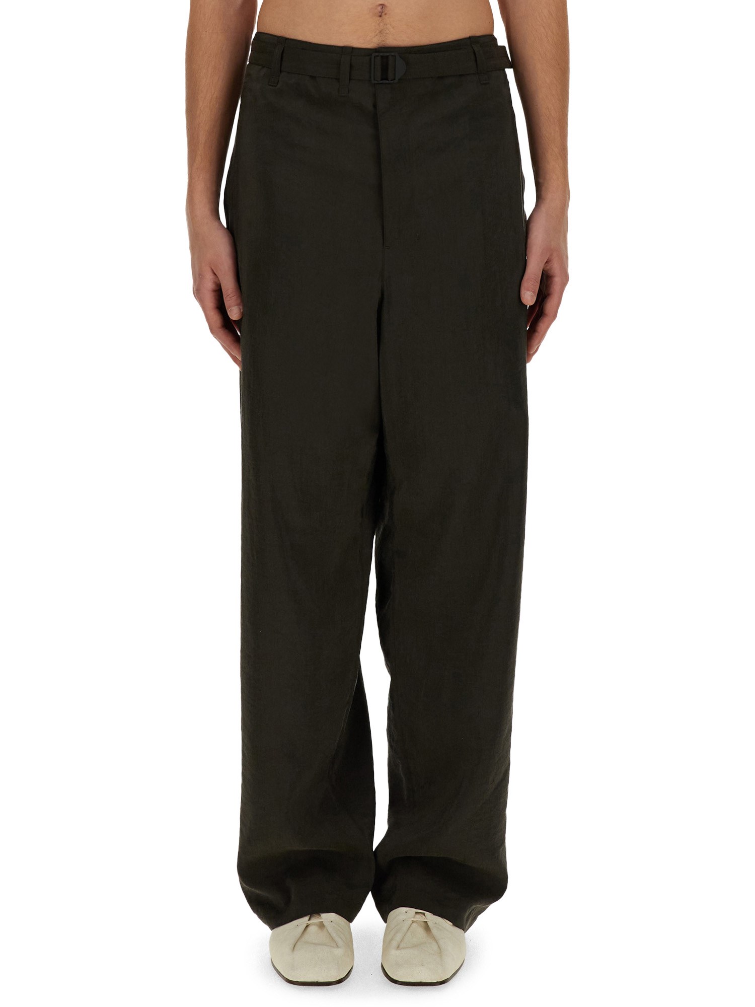 lemaire belted pants