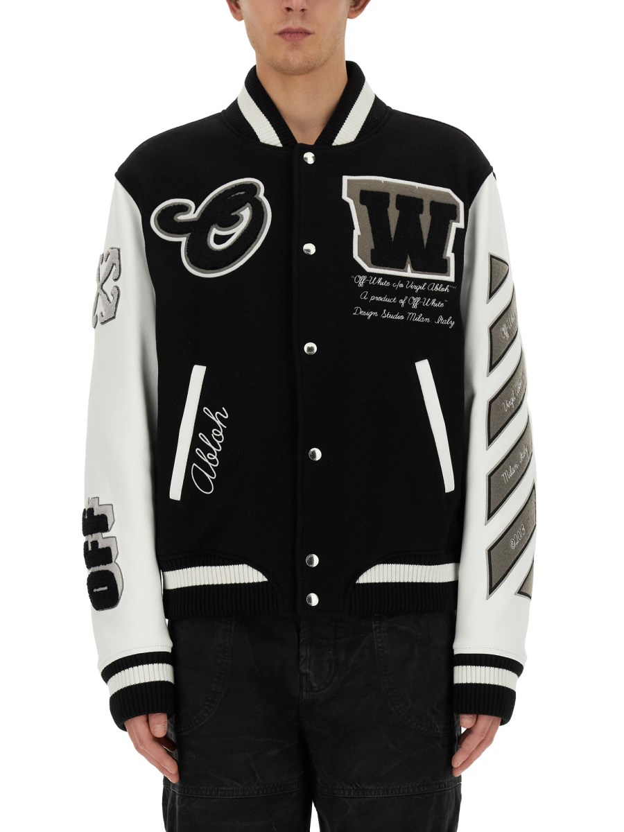 OFF-WHITE GIACCA VARSITY