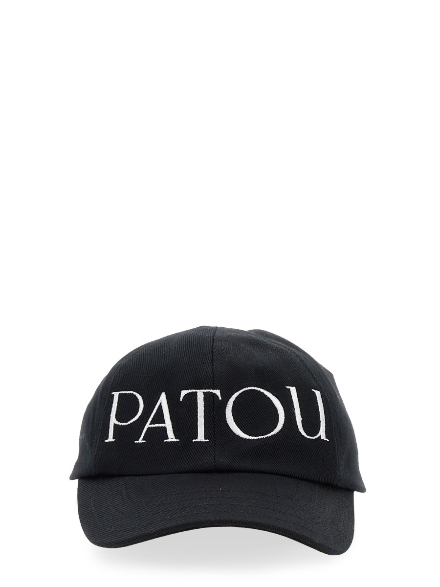 PATOU CAPPELLO DA BASEBALL IN COTONE CON LOGO