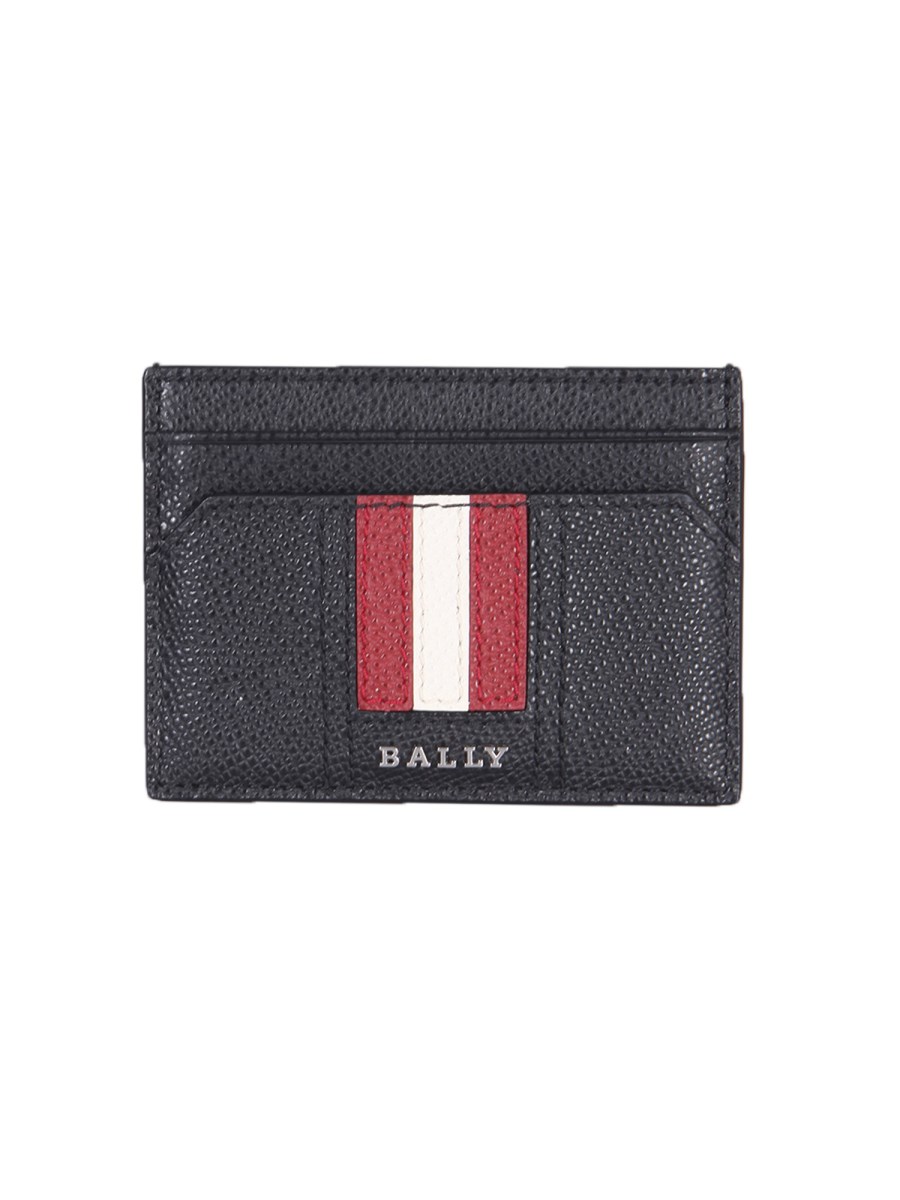 BALLY PORTACARTE THAR IN PELLE MARTELLATA