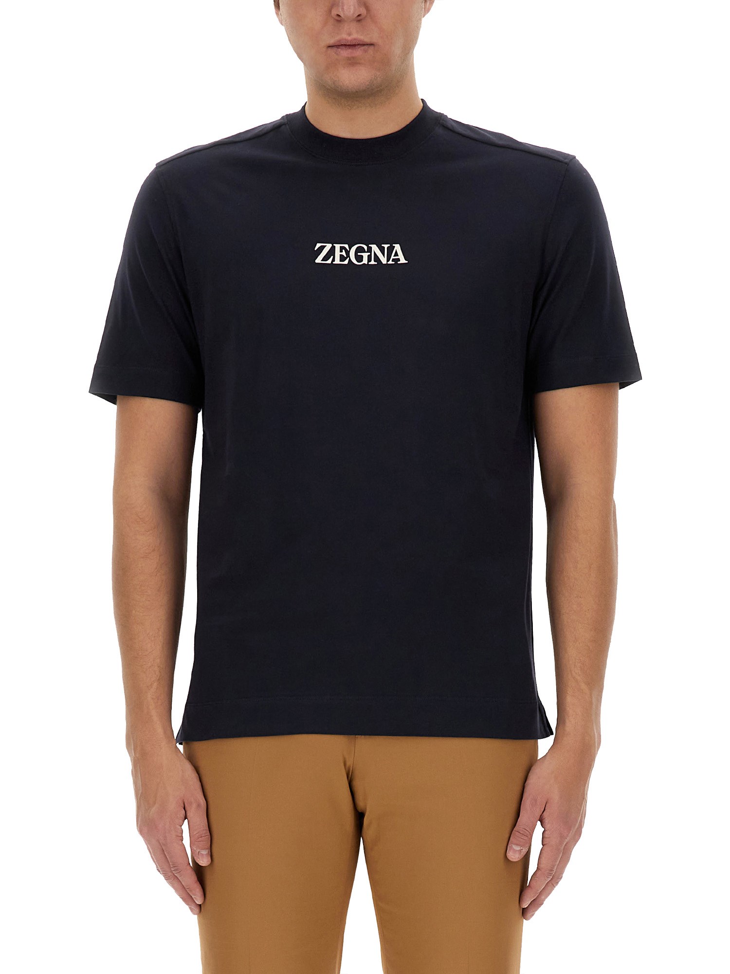 zegna t-shirt with logo