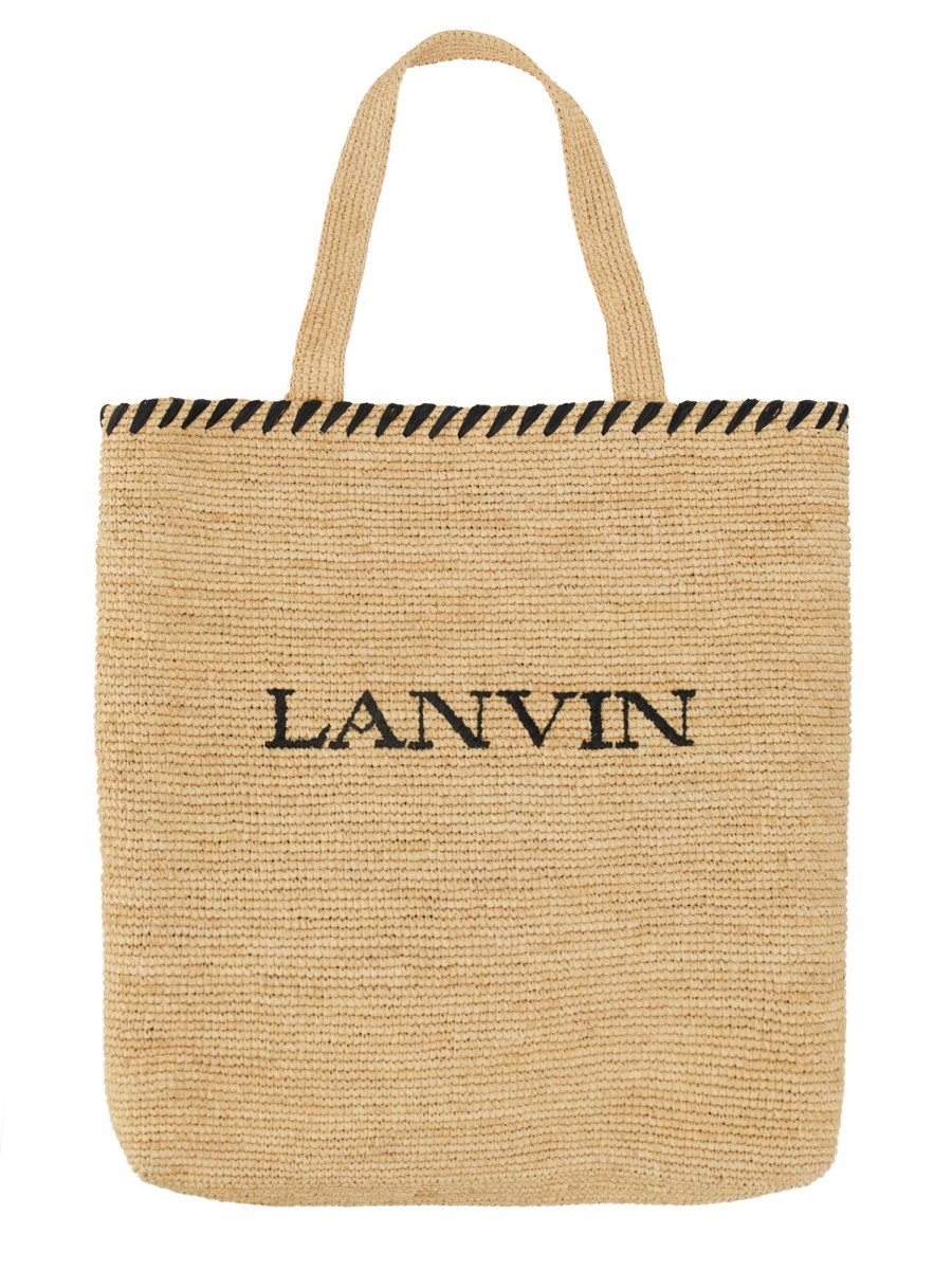 LANVIN BORSA TOTE IN RAFIA