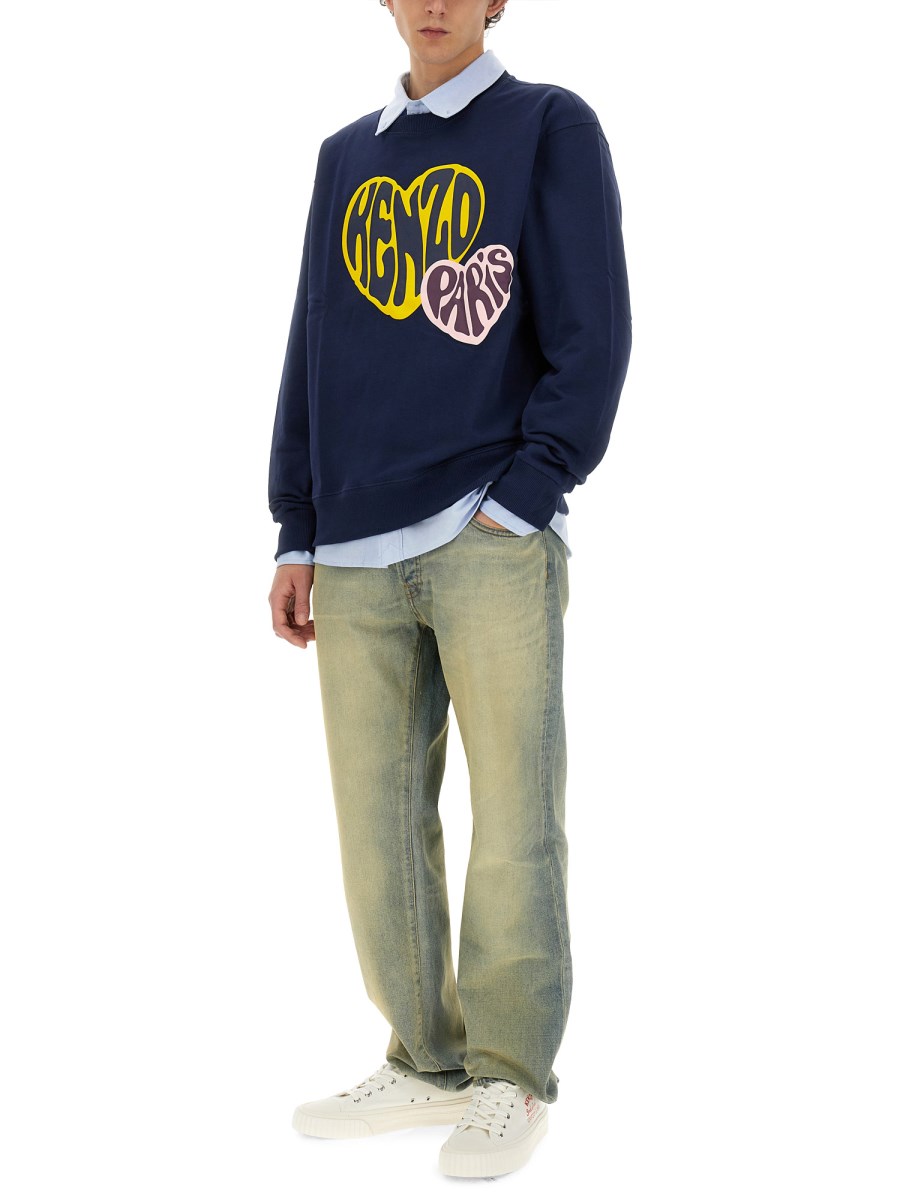 JEANS SLIM BARA 'KENZO DRAWN VARSITY'