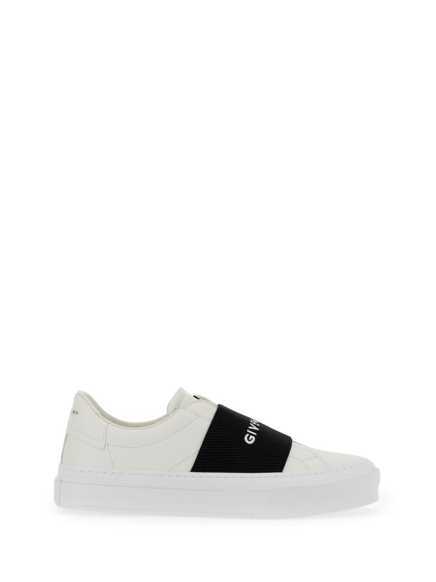 GIVENCHY SNEAKERS DI PELLE CON FASCIA ELASTICA