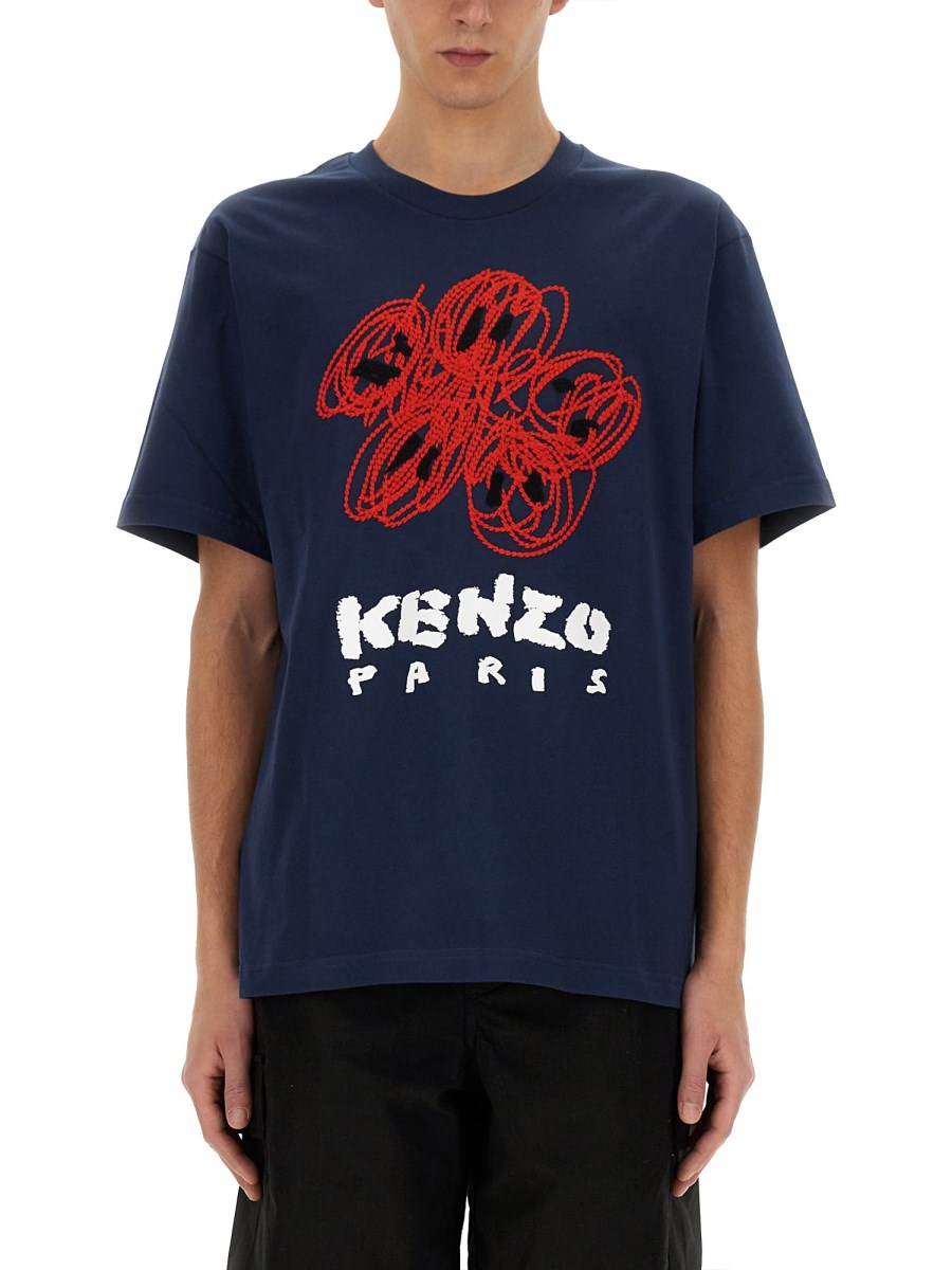 T-SHIRT "KENZO DRAWN VARSITY"