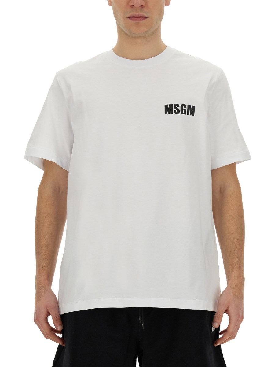 MSGM T-SHIRT CON LOGO