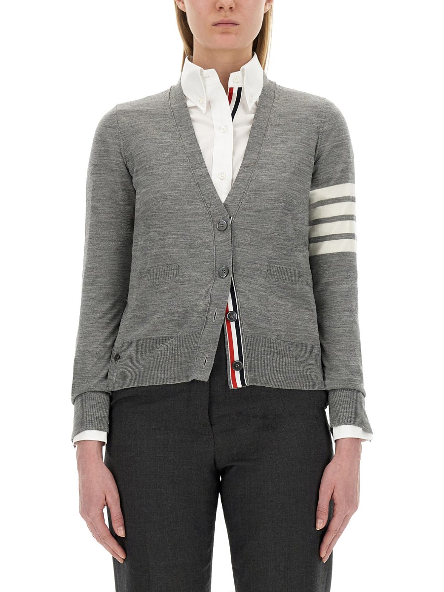 THOM BROWNE CARDIGAN RELAXED FIT