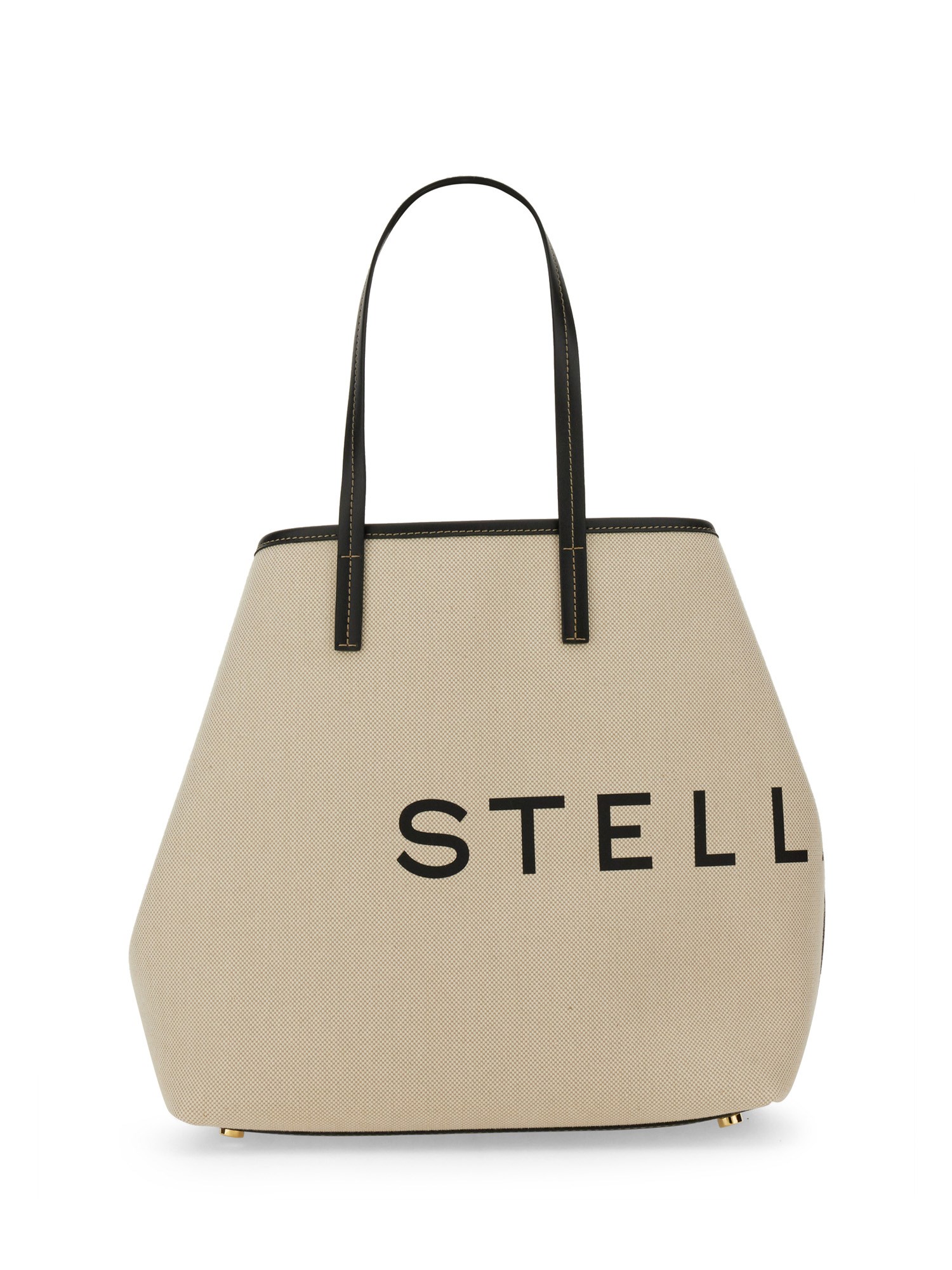 Shop Stella Mccartney Beach Tote Bag In Powder