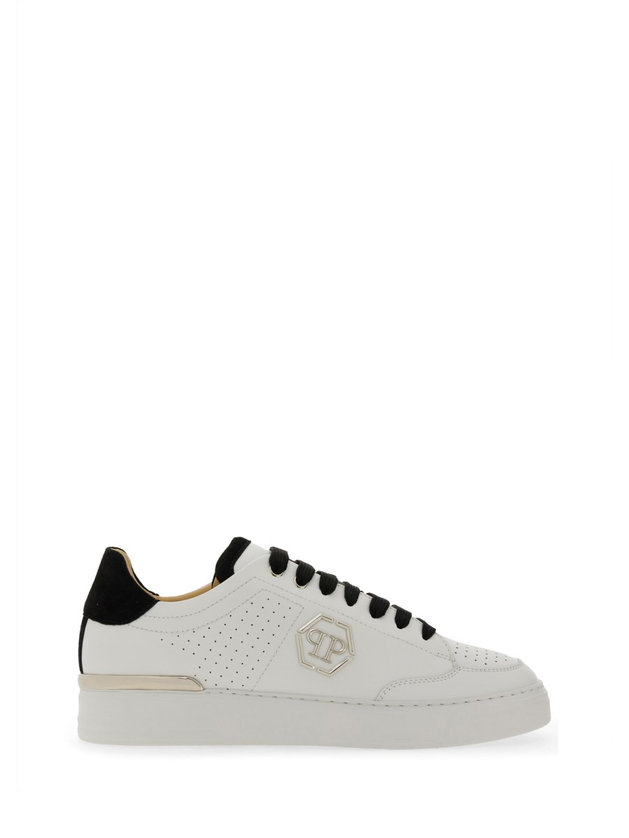 PHILIPP PLEIN SNEAKER IN PELLE CON LOGO